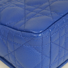 Christian Dior Royal Blue Caro Cannage Flap Small Bag