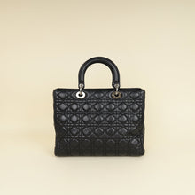 Christian Dior Black Lady Dior Large Bag