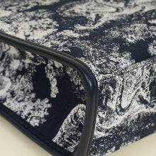 Christian Dior Navy Blue Toile De Jouy 30 Montaigne Pouch