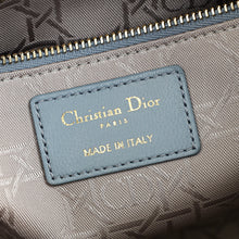 Christian Dior Grey Blue Lady Dior My ABCDior Small Bag