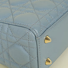 Christian Dior Grey Blue Lady Dior My ABCDior Small Bag
