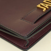 Christian Dior Burgundy J'Adior Wallet on Chain