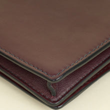Christian Dior Burgundy J'Adior Wallet on Chain