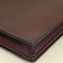 Christian Dior Burgundy J'Adior Wallet on Chain