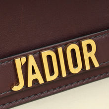 Christian Dior Burgundy J'Adior Wallet on Chain