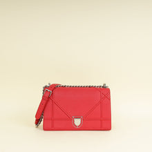 Christian Dior Red Diorama Medium Flap Bag