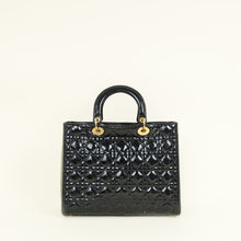 Christian Dior Black Lady Dior Large Bag
