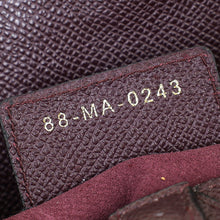Christian Dior Burgundy Medium Saddle Bag