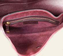 Christian Dior Burgundy Medium Saddle Bag