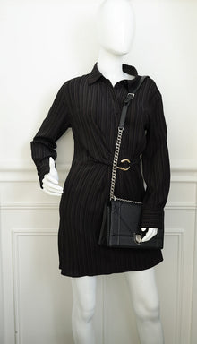 Christian Dior Black Diorama Medium Shoulder Bag
