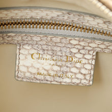 Christian Dior Bicolor Python Lady Dior Medium Bag