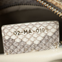 Christian Dior Bicolor Python Lady Dior Medium Bag