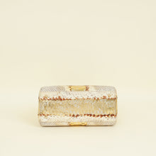 Christian Dior Bicolor Python Lady Dior Medium Bag