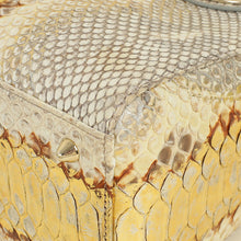 Christian Dior Bicolor Python Lady Dior Medium Bag