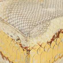 Christian Dior Bicolor Python Lady Dior Medium Bag