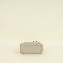 Christian Dior Beige Lady Dior Mini Chain Dragonfly Bag