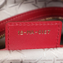 Christian Dior Red Lady Dior Medium Bag