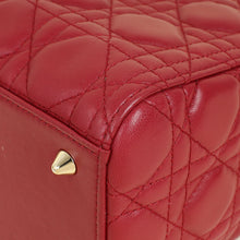 Christian Dior Red Lady Dior Medium Bag