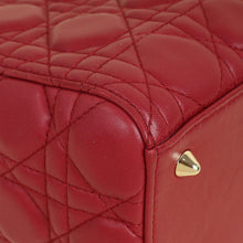 Christian Dior Red Lady Dior Medium Bag