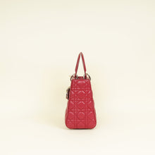 Christian Dior Red Lady Dior Medium Bag