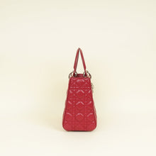Christian Dior Red Lady Dior Medium Bag