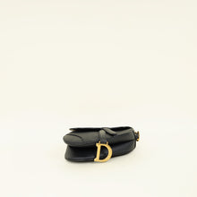 Christian Dior Black Mini Saddle Bag with Strap