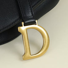 Christian Dior Black Mini Saddle Bag with Strap