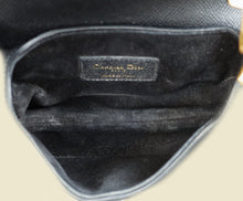 Christian Dior Black Mini Saddle Bag with Strap
