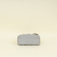 Christian Dior Grey Lady Dior Mini Chain Bag