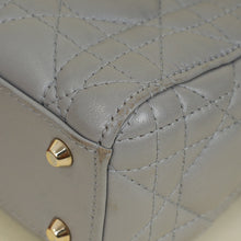 Christian Dior Grey Lady Dior Mini Chain Bag