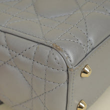 Christian Dior Grey Lady Dior Mini Chain Bag