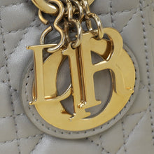 Christian Dior Grey Lady Dior Mini Chain Bag
