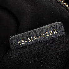 Christian Dior Black Lady Dior My ABCDior Small Bag w/ Twilly
