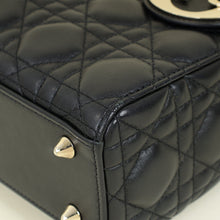 Christian Dior Black Lady Dior My ABCDior Small Bag w/ Twilly