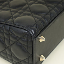 Christian Dior Black Lady Dior My ABCDior Small Bag w/ Twilly