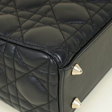 Christian Dior Black Lady Dior My ABCDior Small Bag w/ Twilly