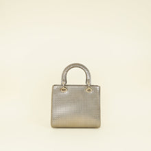 Christian Dior Champaign Microcannage Lady Dior Medium Bag