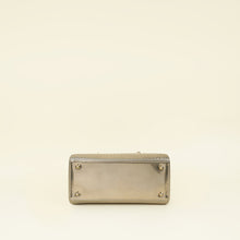 Christian Dior Champaign Microcannage Lady Dior Medium Bag