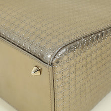 Christian Dior Champaign Microcannage Lady Dior Medium Bag