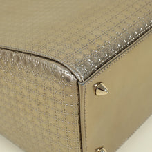 Christian Dior Champaign Microcannage Lady Dior Medium Bag
