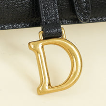 Christian Dior Black Saddle Pouch