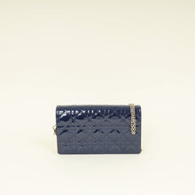 Christian Dior Navy Lady Dior Pouch on Chain