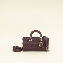 Christian Dior Plum Lady D-Joy Medium Bag