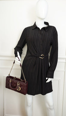 Christian Dior Plum Lady D-Joy Medium Bag