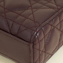 Christian Dior Plum Lady D-Joy Medium Bag