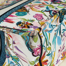 Christian Dior White Multicolor Toile de Jouy Fantastica Book Tote Large Bag