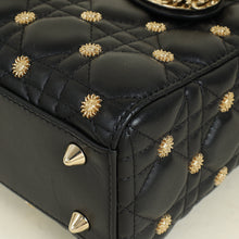 Christian Dior Black Lady Dior Sun Studs Small Bag