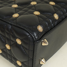 Christian Dior Black Lady Dior Sun Studs Small Bag