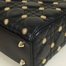 Christian Dior Black Lady Dior Sun Studs Small Bag