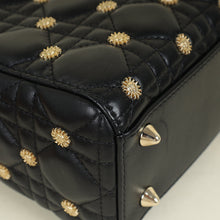 Christian Dior Black Lady Dior Sun Studs Small Bag